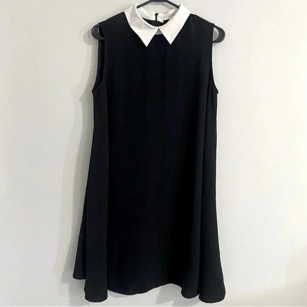 Black Collared  Dress